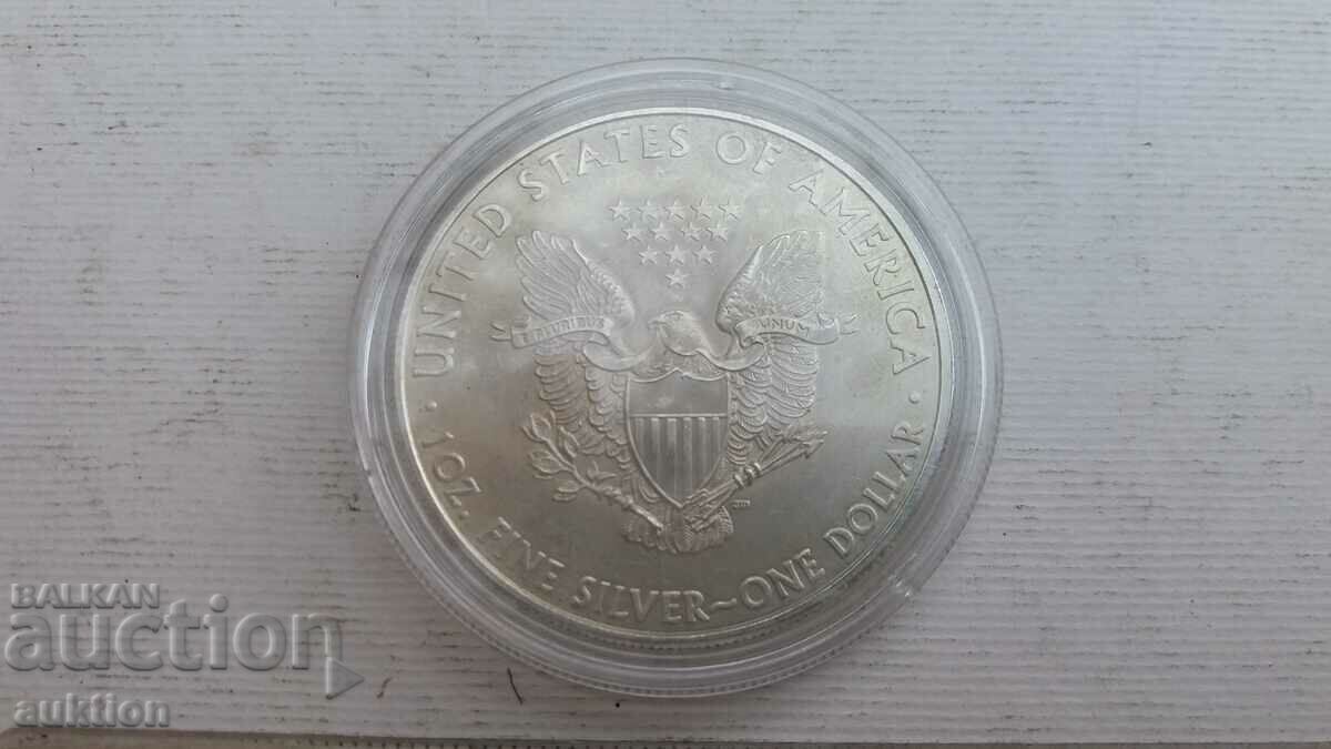 1 SILVER DOLLAR - PROOF 999, 1 OUNCE 2010 - 5 1 SILVER DOLLAR - PROOF 999, 1 OUNCE 2010 - 5