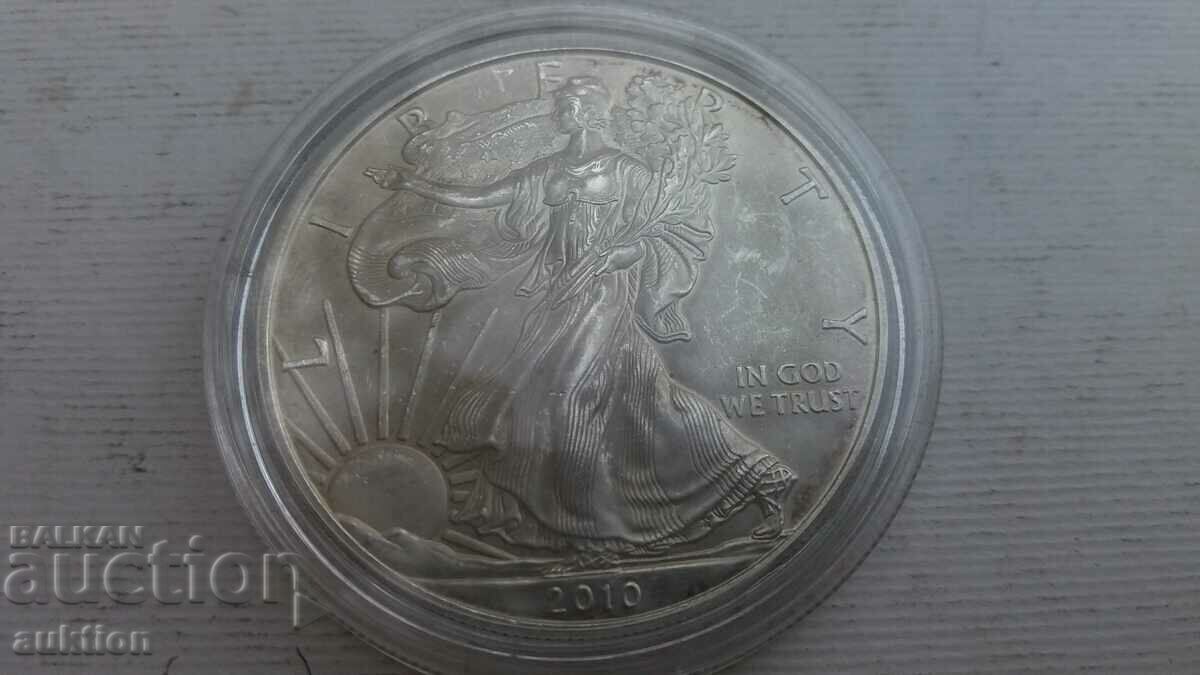 1 SILVER DOLLAR - PROOF 999, 1 OUNCE 2010 - 6 1 SILVER DOLLAR - PROOF 999, 1 OUNCE 2010 - 6