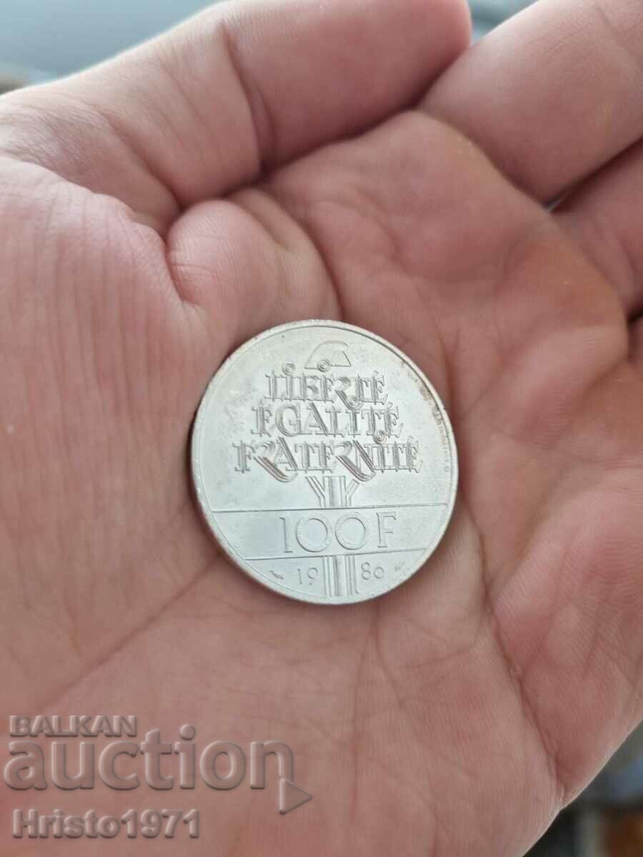 100 francs 1986 100 francs 1986