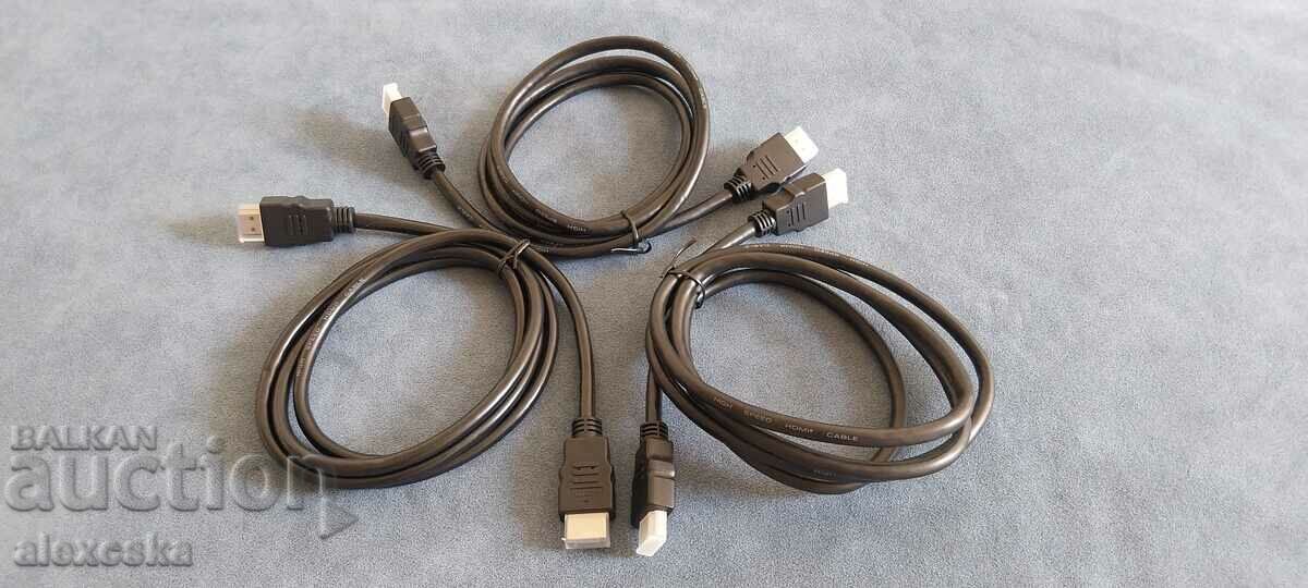 HDMI cable - 3 pieces with price 23.00 BGN | € 11.76 HDMI cable - 3 pieces with price 23.00 BGN | € 11.76