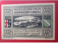 Banknote-Germany-Reiland-Pfalz-Papendorf-75 pfennig 1921