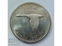 1 dollar silver Canada 1967 - silver coin