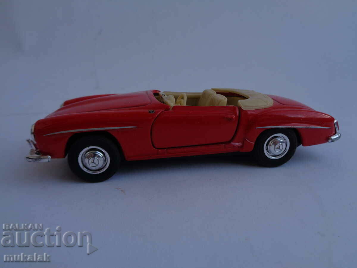 1:43 WELLY MERCEDES BENZ 190 SL TROLLEY TOY MODEL