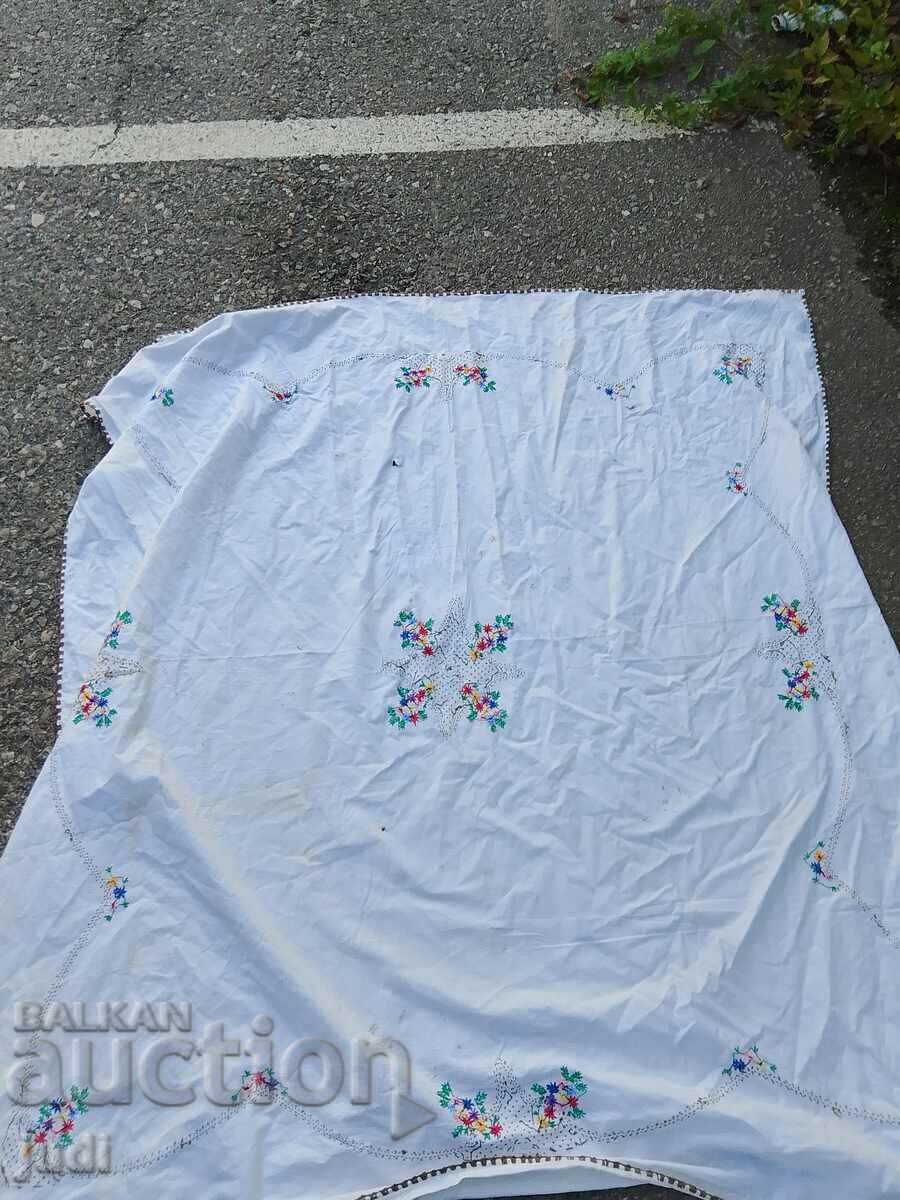 Large tablecloth embroidery - 6 Large tablecloth embroidery - 6