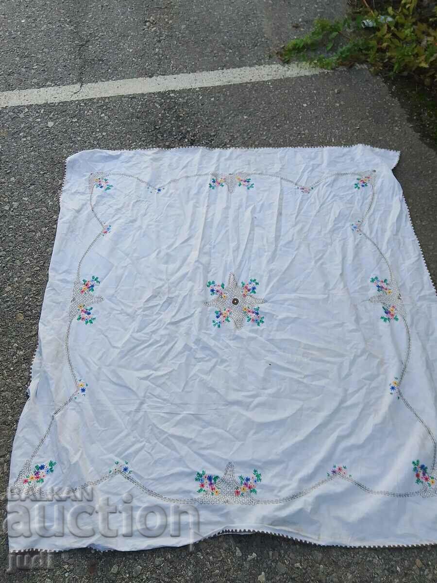 Large tablecloth embroidery