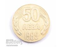 50 Leva 1989 - Bulgaria › Republica Populară