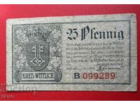 Banknote-Germany-Reiland-Pfalz-Witlich-25 Pfennig 1919