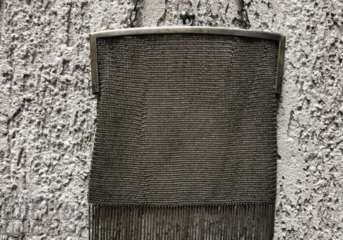 Licitație Geanta de mana argintie de la inceput. al secolului al XX-lea Licitație Geanta de mana argintie de la inceput. al secolului al XX-lea