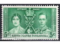 GB/Kenya&Uganda&Tanganyika-1937-Coronation-KGVII,MLH