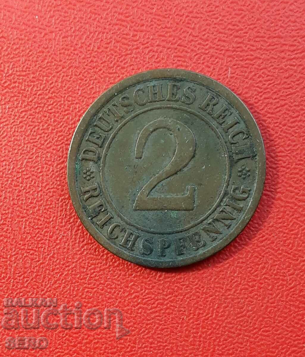 Germania-2 pfennig 1936 A-Berlin