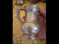 BRONZE massive old cast. JUG 0.8 KG.