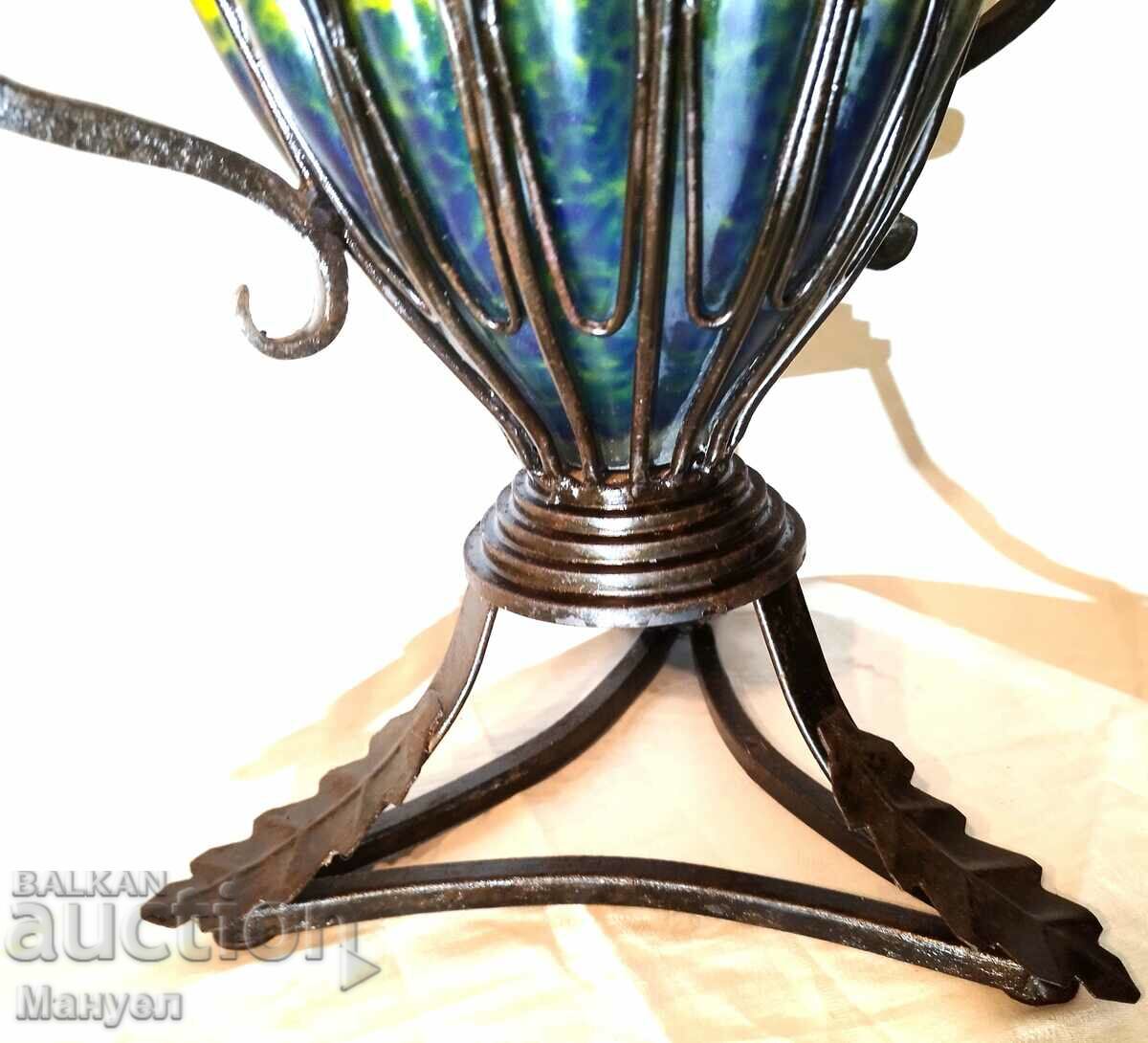 Antique French Art Nouveau Glass Vase. - 5 Antique French Art Nouveau Glass Vase. - 5