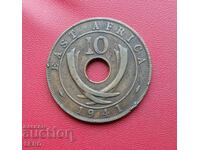 British East Africa - 10 cents 1941