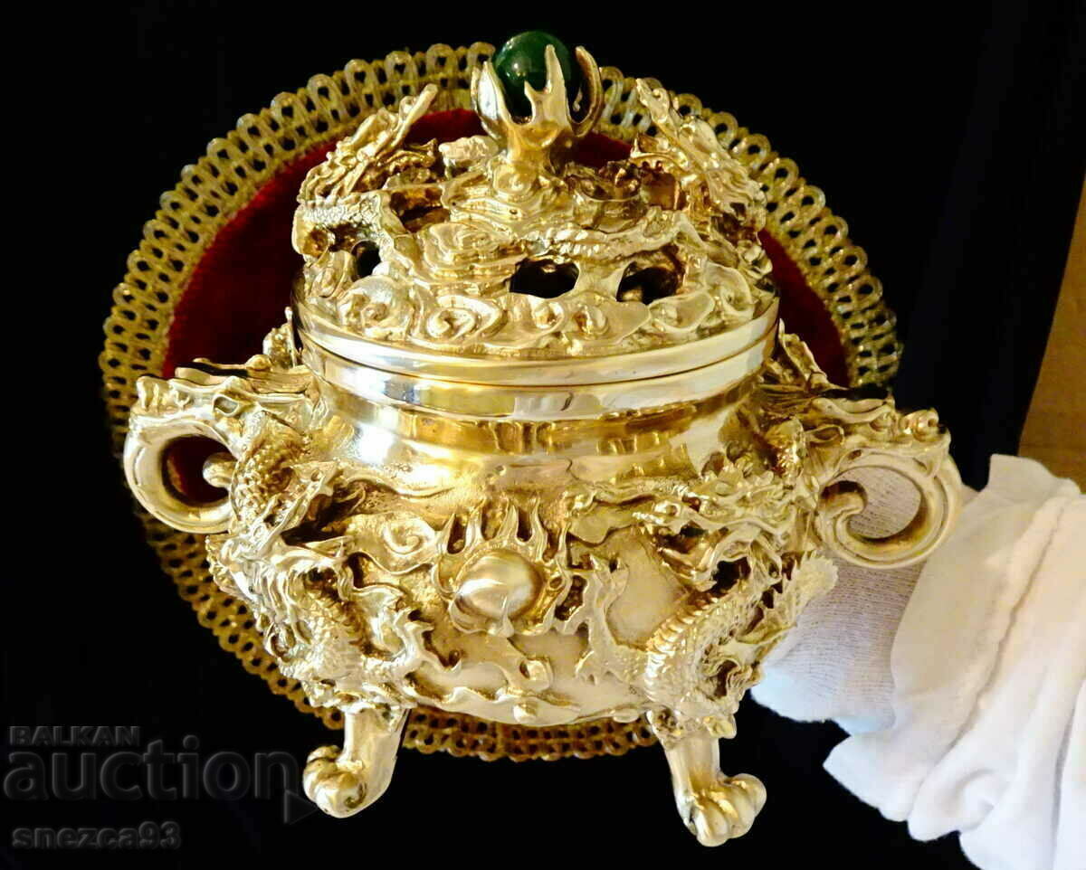 Bronze censer, candle holder, Xuande, Ming Dynasty - 7 Bronze censer, candle holder, Xuande, Ming Dynasty - 7