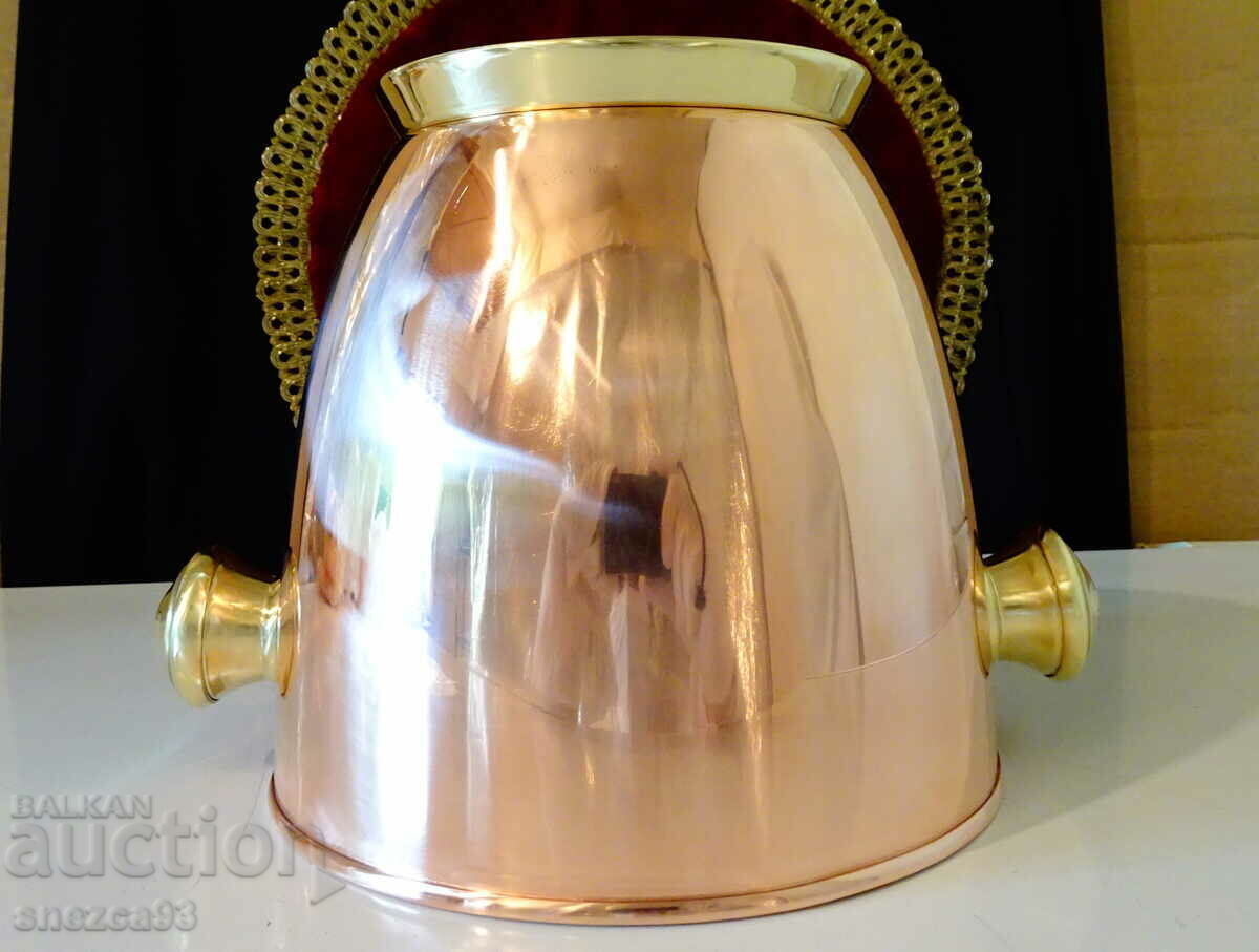 Copper champagne bucket 3 liters, pure red copper - 5 Copper champagne bucket 3 liters, pure red copper - 5