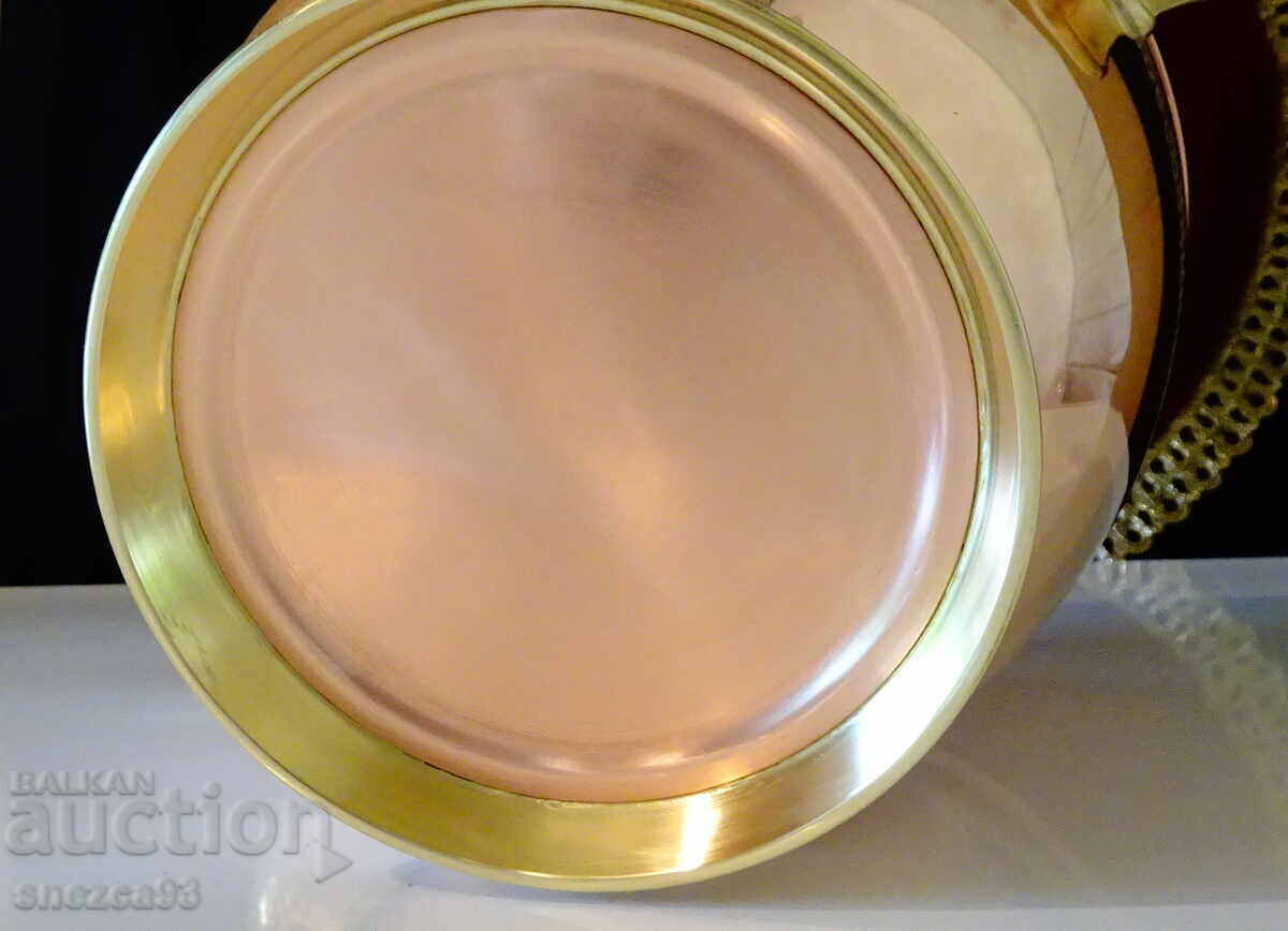 Copper champagne bucket 3 liters, pure red copper - 6 Copper champagne bucket 3 liters, pure red copper - 6