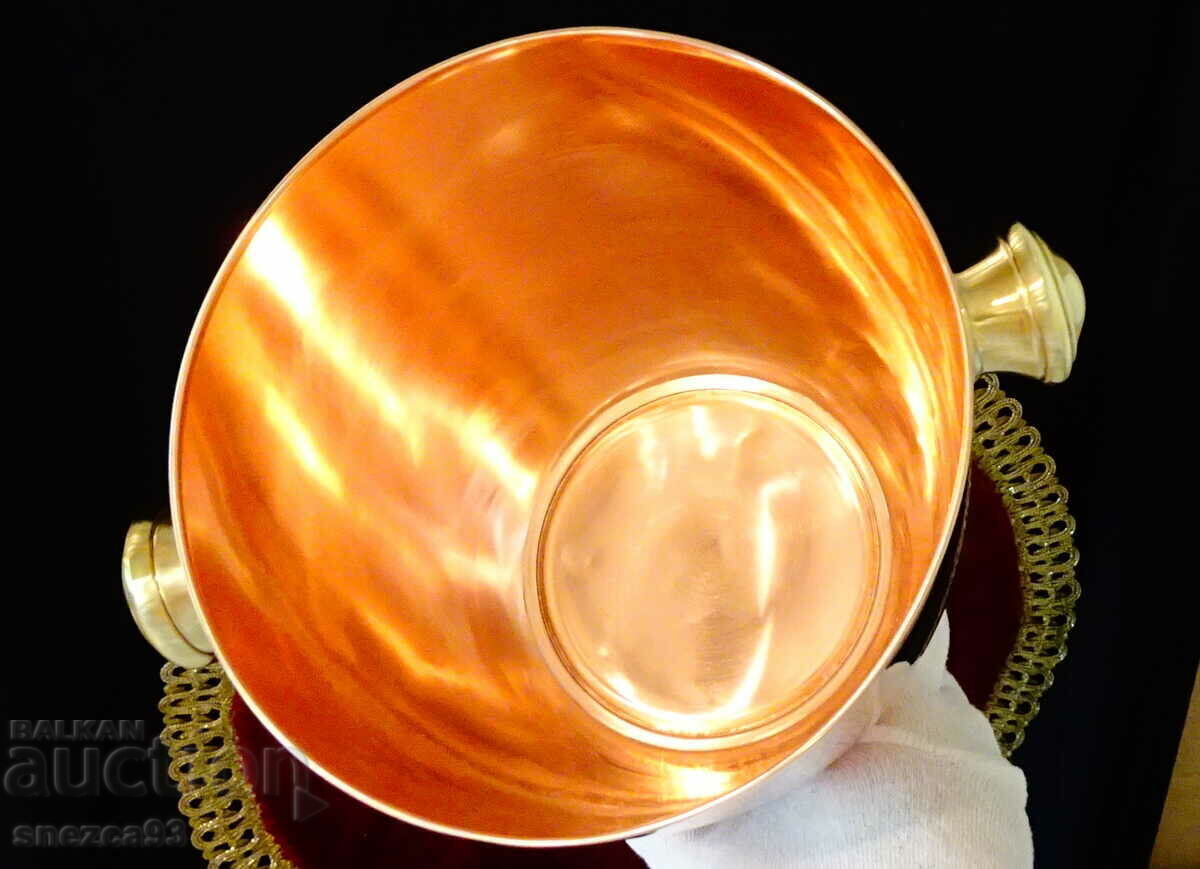 Copper champagne bucket 3 liters, pure red copper - 7 Copper champagne bucket 3 liters, pure red copper - 7