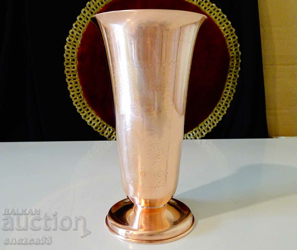 Copper goblet, copper cup 300 ml.