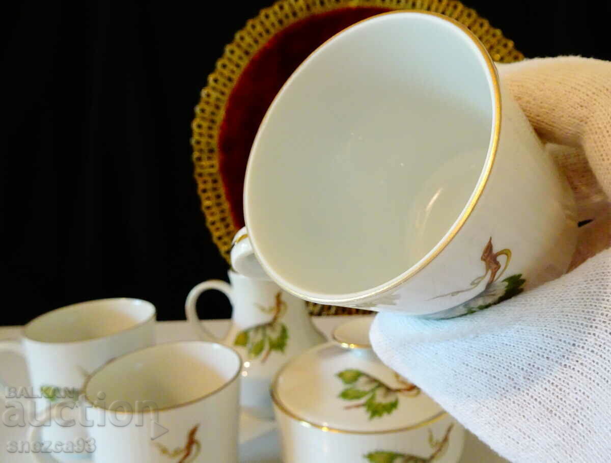 Delivery of Raki, Coffee, Bavarian Porcelain Service Delivery of Raki, Coffee, Bavarian Porcelain Service