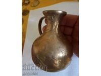 BRONZE massive old cast. JUG 0.912 KG.