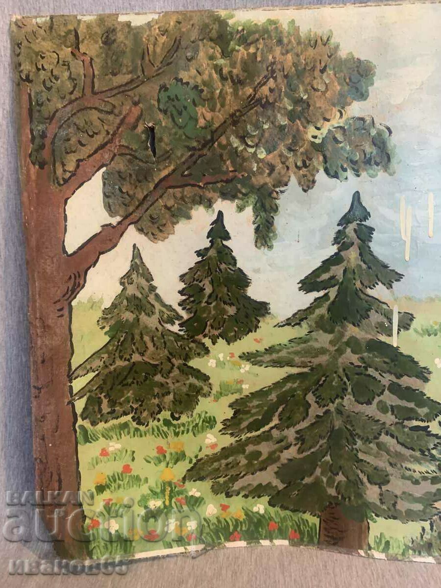 Delivery of old picture landscape Delivery of old picture landscape