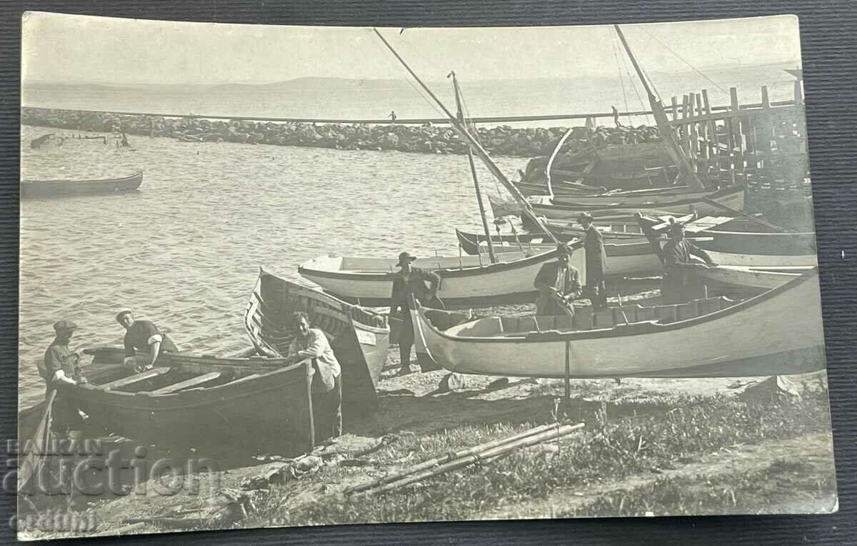 4383 Kingdom of Bulgaria Anhialo port 1930s