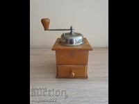 An old coffee grinder!