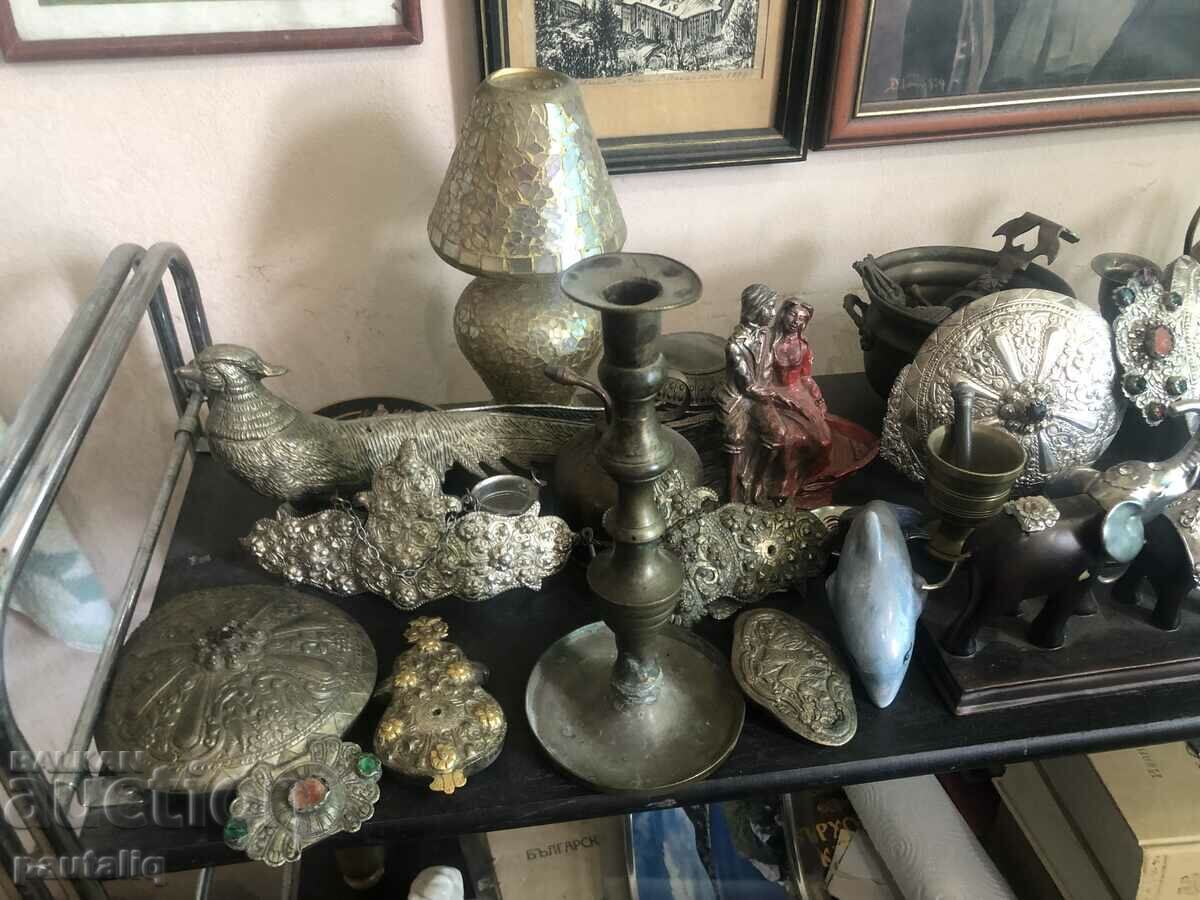 Auction OLD BRONZE CANDLESTICK Auction OLD BRONZE CANDLESTICK