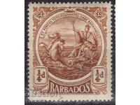 GB/Barbados-1916-Държавния Печат на колонията-"Британия",MLH