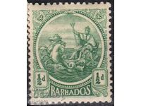 GB/Barbados-1921-New Seal of the Colony-"Britain",MLH