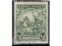 GB/Barbados-1925-New Seal of the Colony-"Britain",MLH