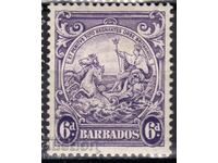 GB/Barbados-1938-Новия печат на колонията-"Британия",MLH