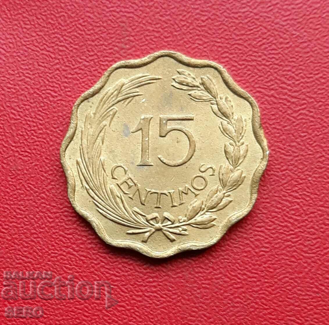 Paraguay-15 centavos 1953