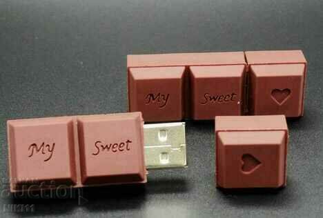 Auction Bottle Chocolate USB 32 GB, Flash memory Auction Bottle Chocolate USB 32 GB, Flash memory