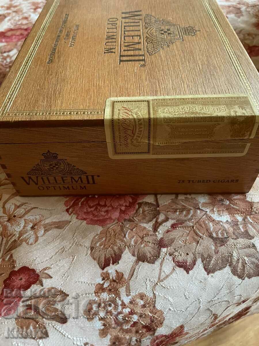 Cigar box Willem II Optimum cigar with price 20.00 BGN | € 10.23 Cigar box Willem II Optimum cigar with price 20.00 BGN | € 10.23