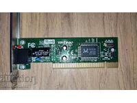 Network adapter LAN card RTL8139D, RJ45, PCI, 10/100Mbps