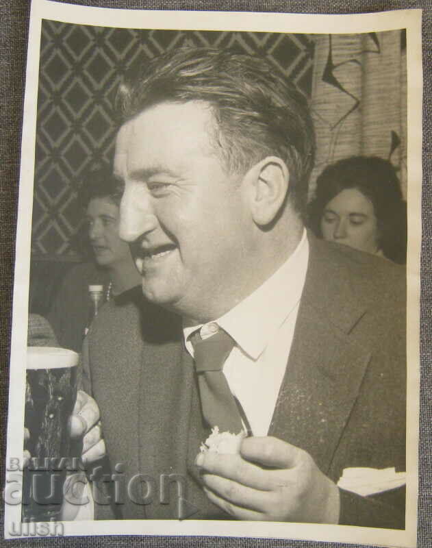 Brendan Behan - Φωτογραφία ρεπόρτερ Brendan Behan πραγματική φωτογραφία