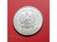 Poland-10000 zlotys 1990-10 years trade union "Solidarity"