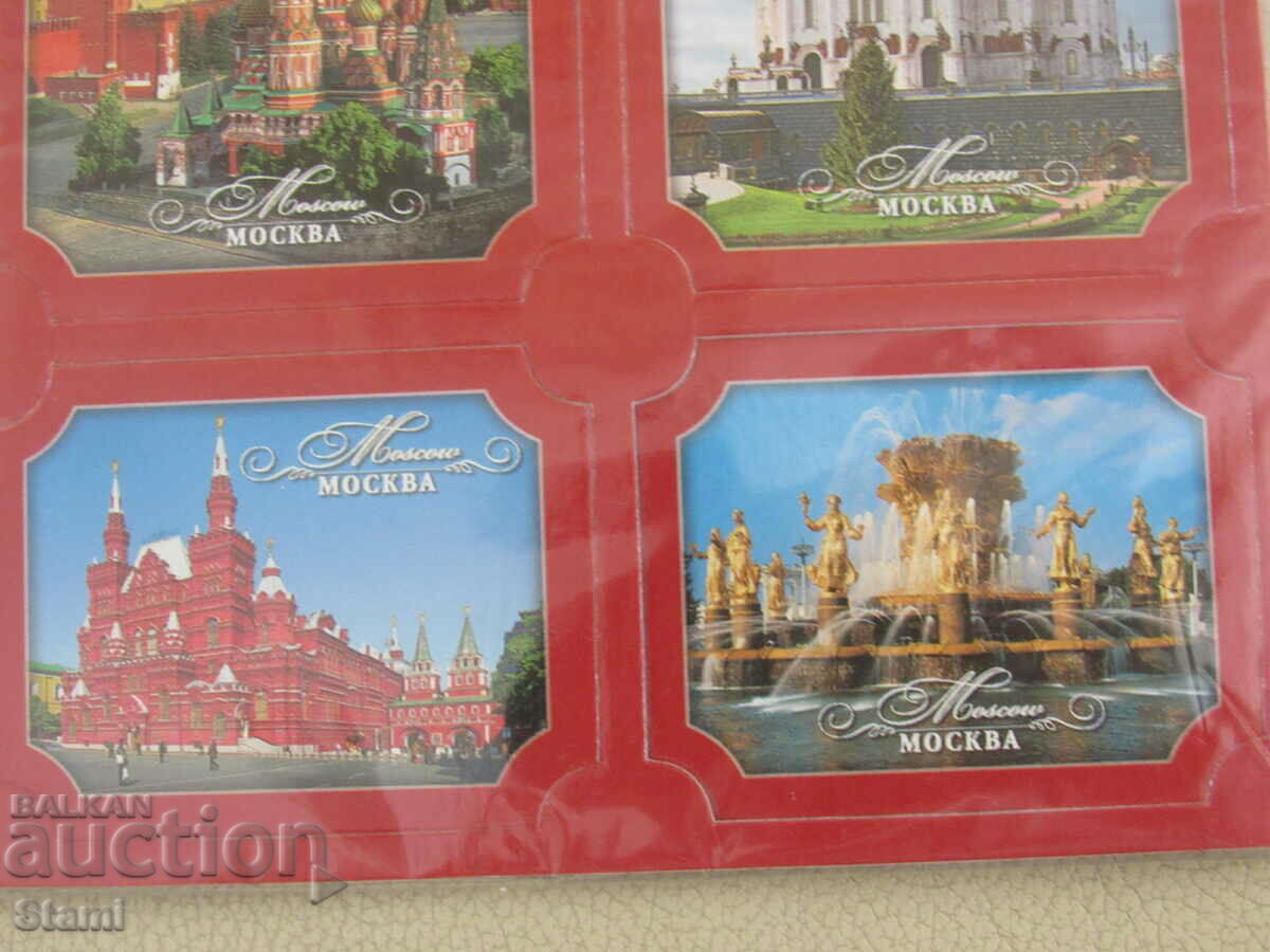 Auction Set of magnets from Moscow, Russia-series-6 pieces Auction Set of magnets from Moscow, Russia-series-6 pieces
