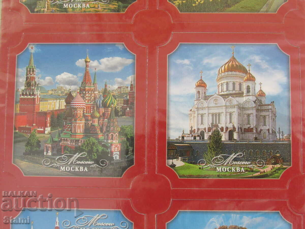 Delivery of Set of magnets from Moscow, Russia-series-6 pieces Delivery of Set of magnets from Moscow, Russia-series-6 pieces
