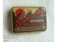 Turntable pins England SONGSTER Golden, full box