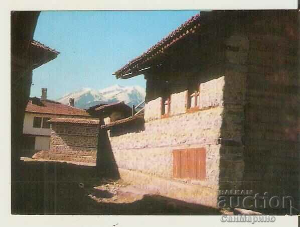 Card Bulgaria Bansko Old houses*