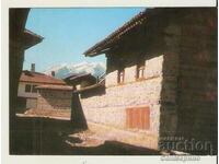 Card Bulgaria Bansko Old houses*