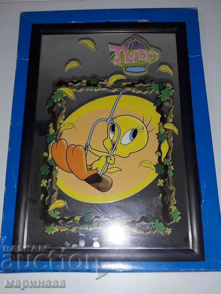 NEW TWEETY CHILDREN'S MIRROR IN BOX