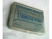 Old medical syringe needles, Germany, in a box-5 pcs.