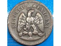 Mexic 1 centavo 1863 7,73g cupru