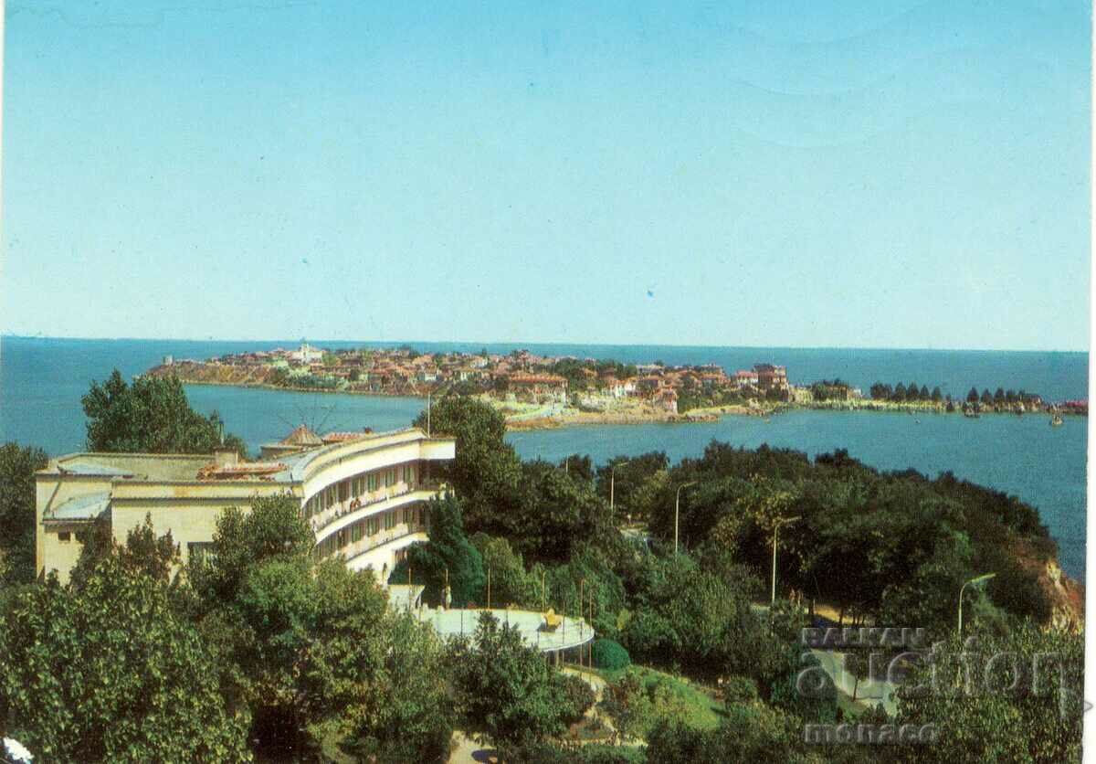 Old postcard - Nessebar, the Isthmus