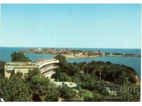 Old postcard - Nessebar, the Isthmus