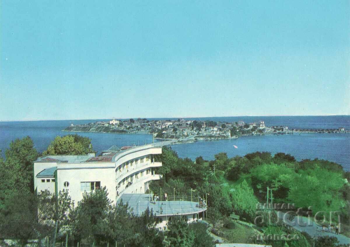 Old postcard - Nessebar, the Isthmus