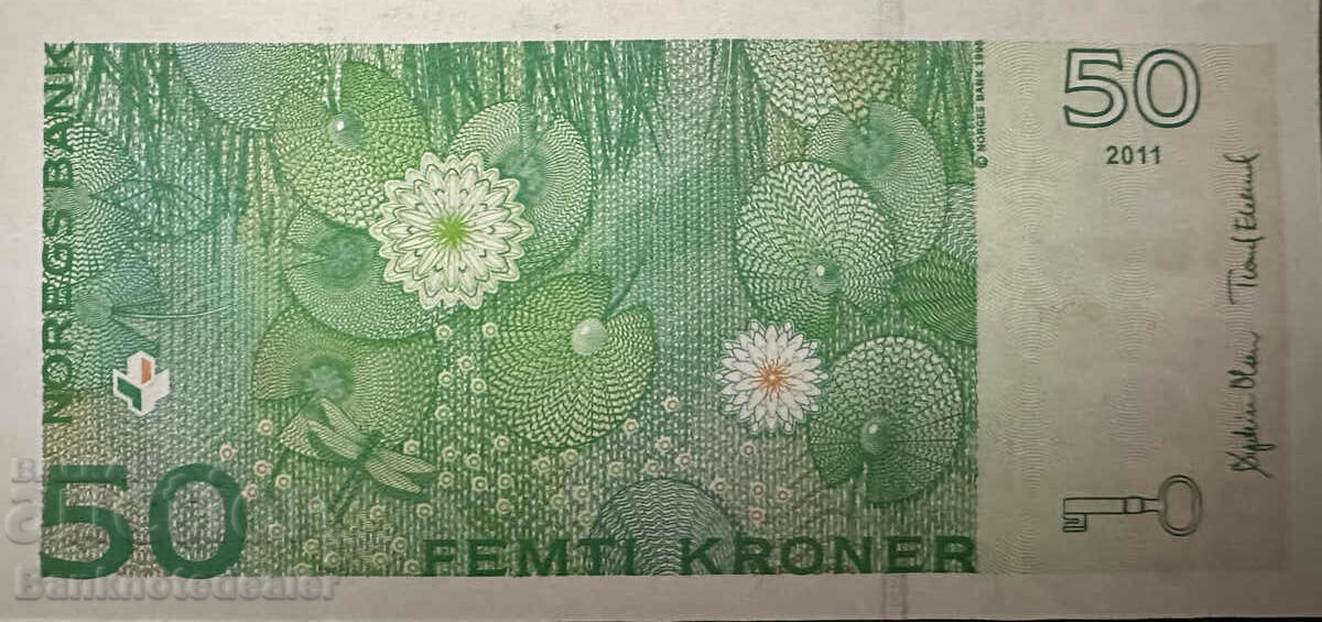 Norway 50 Kroner 2011 Pick 46a Ref 3734 με τιμή 25.00 BGN | € 12.78 Norway 50 Kroner 2011 Pick 46a Ref 3734 με τιμή 25.00 BGN | € 12.78